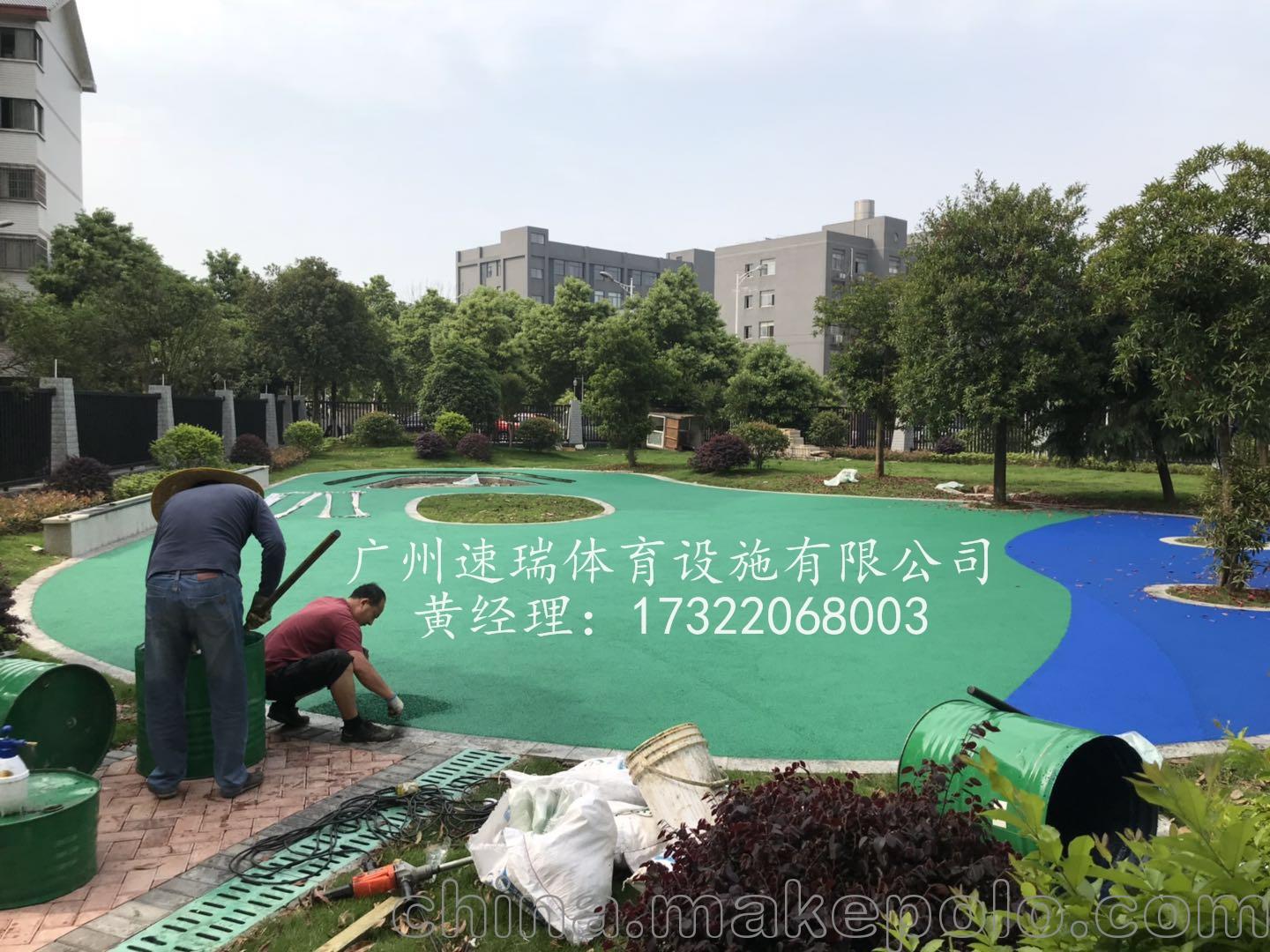 廣西北海13mmepdm幼兒園塑膠跑道地墊 epdm顆粒材料生產(chǎn)廠家(圖1)